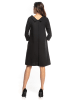 Tessita Sukienka w kolorze czarnym
