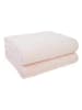 avance 2-delige set: badmatten lichtroze - (L)100 x (B)60 cm