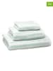 avance 3-delige premium handdoekenset mintgroen/wit