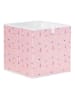 Lamino 2er-Set: Boxen in Rosa/ Weiß - (B)33 x (H)33 x (T)33 cm