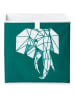 lamino 2-delige set: boxen grijs/groen - (B)33 x (H)33 x (D)33 cm