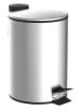 Schütte Kosmetik-Treteimer in Chrom - 3 l