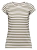 ESPRIT Shirt in Khaki/ Weiß