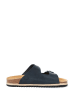 Mandel Skórzane klapki w kolorze czarnym