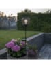 STAR Trading LED-Solar-Gartenstecker "Sunlight" in Schwarz - (H)76 cm