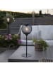 STAR Trading Solarna lampa stołowa LED "Sunlight" w kolorze czarnym - wys. 45 cm