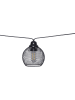 STAR Trading Solarny łańcuch świetlny LED "Sunlight" w kolorze czarnym - dł. 700 cm