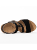 Sunbay Sandały "Cooma" w kolorze czarnym na koturnie