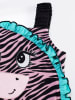 Denokids Kombinezon "Zebra" w kolorze jasnoróżowo-czarnym