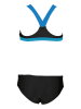 Arena Bikini blauw/zwart