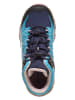 Richter Shoes Buty trekkingowe w kolorze granatowo-turkusowym