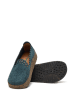 Comfortfusse Skórzane slippersy w kolorze granatowym