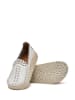 Comfortfusse Skórzane slippersy w kolorze białym