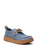 Comfortfusse Schnürschuhe in Blau