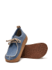 Comfortfusse Leren veterschoenen blauw
