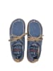 Comfortfusse Leren veterschoenen blauw