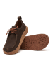 Comfortfusse Leder-Schnürschuhe in Braun