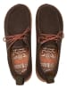 Comfortfusse Leren veterschoenen bruin