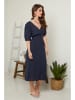 Rodier Lin Leinen-Kleid in Dunkelblau