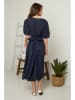 Rodier Lin Leinen-Kleid in Dunkelblau
