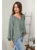 Rodier Lin Linnen blouse olijfgroen