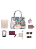 Mia Tomazzi Leder-Henkeltasche "Arcisate" in Bunt - (B)29 x (H)24 x (T)15 cm
