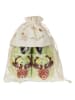 Lait et Miel Leren kruipschoenen "Reindeer" lichtgroen
