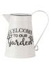 Clayre & Eef Decoratieve kan wit - (H)23 cm