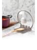 Violeta Home Uchwyt w kolorze szarym na pokrywki - 17 x 5 x 31 cm