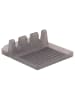 Violeta Home Uchwyt w kolorze szarym na pokrywki - 17 x 5 x 31 cm