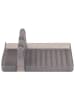 Violeta Home Topfdeckel-Halter in Grau - (B)17 x (H)5 x (T)13 cm