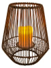näve Decoratieve ledsolarlamp bruin
