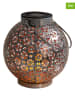 näve 2-delige set: decoratieve ledsolarlampen zilverkleurig - (H)19,5 cm