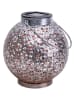 näve 2-delige set: decoratieve ledsolarlampen zilverkleurig - (H)19,5 cm