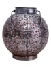 näve 2-delige set: decoratieve ledsolarlampen zilverkleurig - (H)19,5 cm