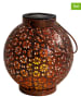 näve 2-delige set: decoratieve ledsolarlampen bronskleurig - (H)19,5 cm