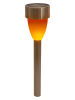 näve Solarne lampy ogrodowe LED (6 szt.) w kolorze srebrnym - wys. 36,5 cm