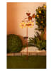 näve Solarna lampa ogrodowa LED w kolorze brązowym - 21,5 x 88 x 13,5 cm