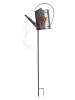 näve LED-Solar-Gartenstecker "Gießkanne" in Silber - (B)36 x (H)110 x (T)11 cm