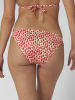 Sloggi Figi bikini w kolorze czerwono-beżowym