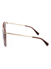 Longchamp Dameszonnebril bruin/goudkleurig