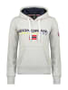 Geographical Norway Hoodie "Goliver" lichtgrijs