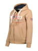 Geographical Norway Sweatjacke "Gapical" in Hellbraun