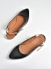 Fox Sling-Ballerinas in Schwarz