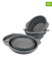 Regatta 4er-Set: Silikonschalen "Bowl" in Grau - 0,00