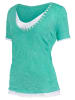 CL Shirt turquoise/wit