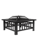 Profigarden Feuerschale in Schwarz - (B)81 x (H)45 x (T)81 cm