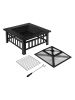 Profigarden Palenisko w kolorze czarnym - 81 x 45 x 81 cm