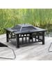 Profigarden Feuerschale in Schwarz - (B)81 x (H)45 x (T)81 cm
