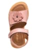 POM POM Leder-Sandalen in Rosa